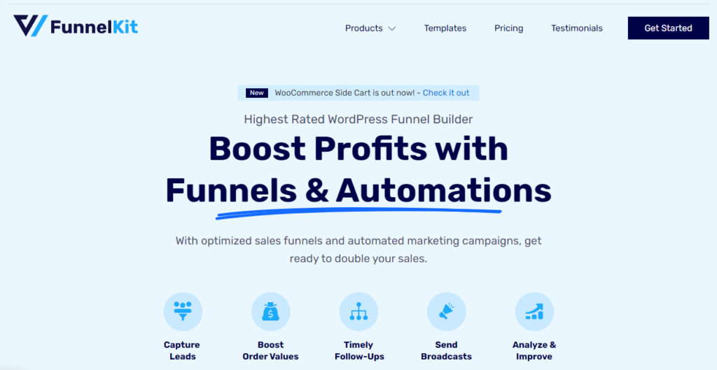 Sales funnels tool FunnelKit