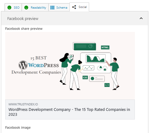 Social tab on Yoast SEO