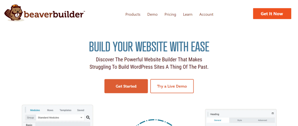 Beaver builder coming soon landing page builder