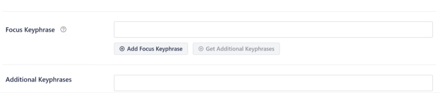 All in One SEO pack include keyword analysis