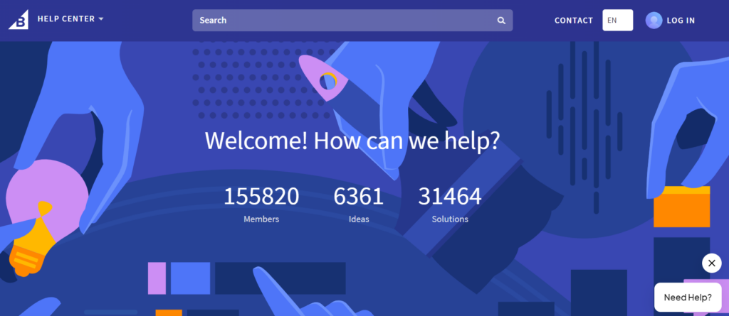 access support from BigCommerce dashboard or website