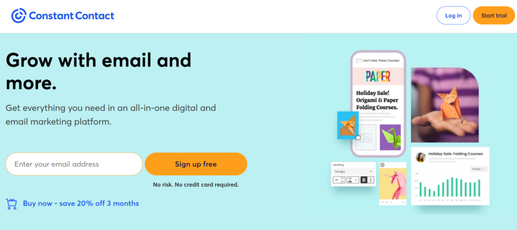 Email marketing tool Constant Contact