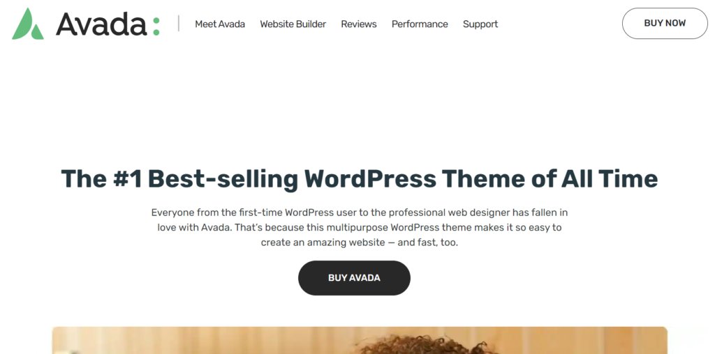Avada theme and template builder