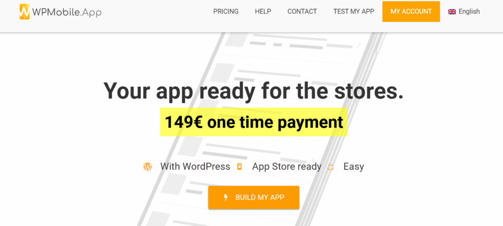 app creation with WPMobile.App