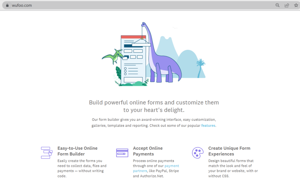Form tool called Wufoo