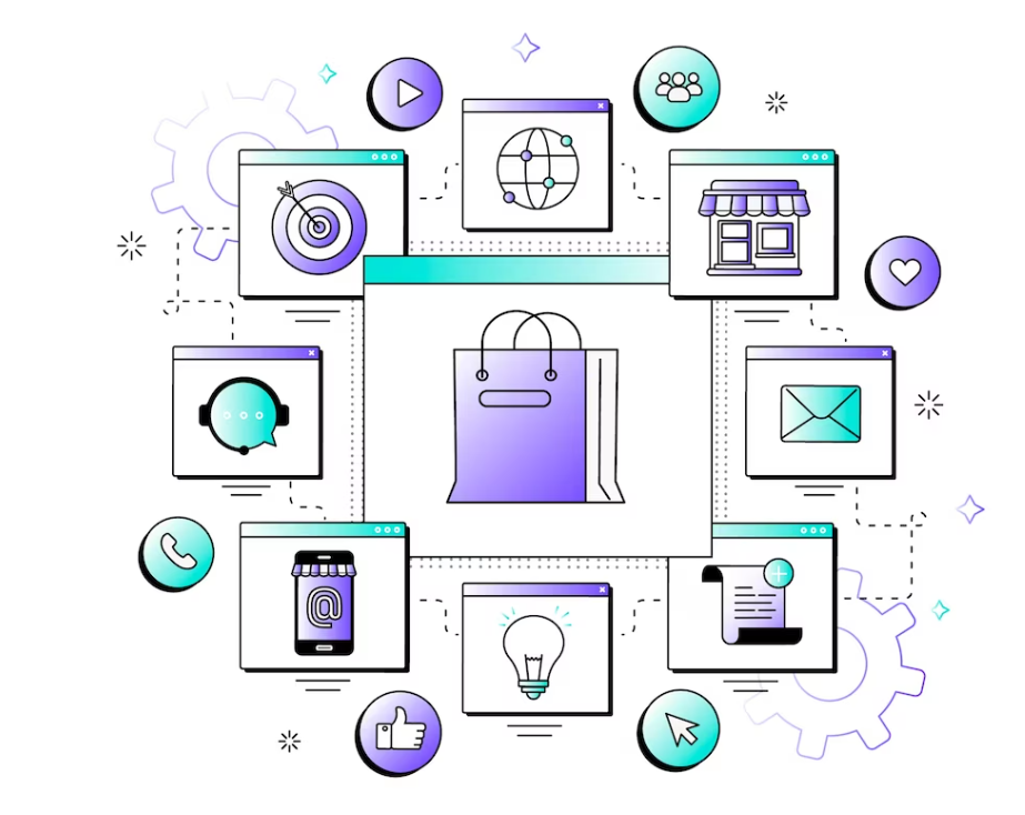 The creative market of selling products online